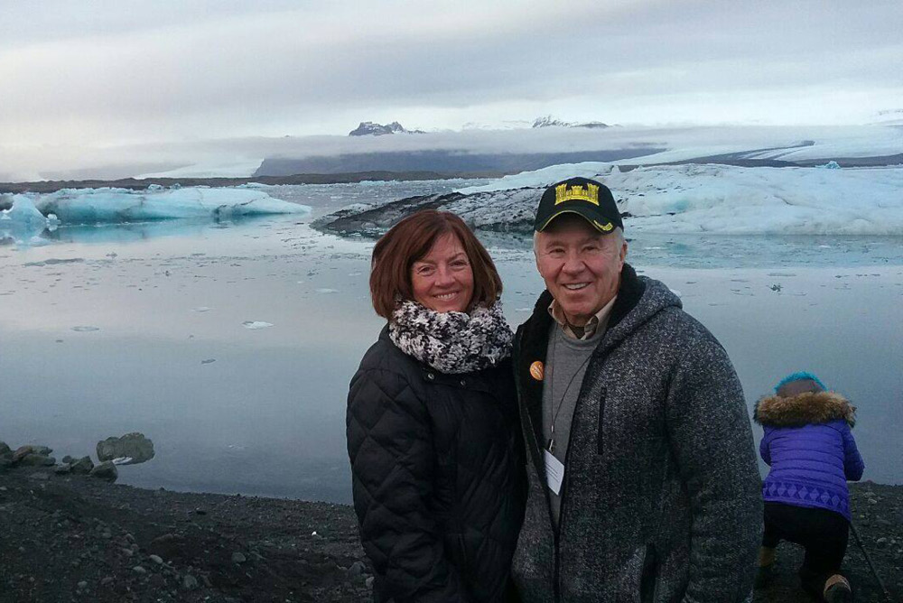 Ted and Becky in Iceland