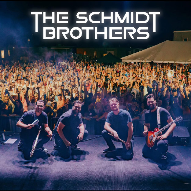 Schmidt Brothers performing country, pop, and rock hits at Marion by Moonlight