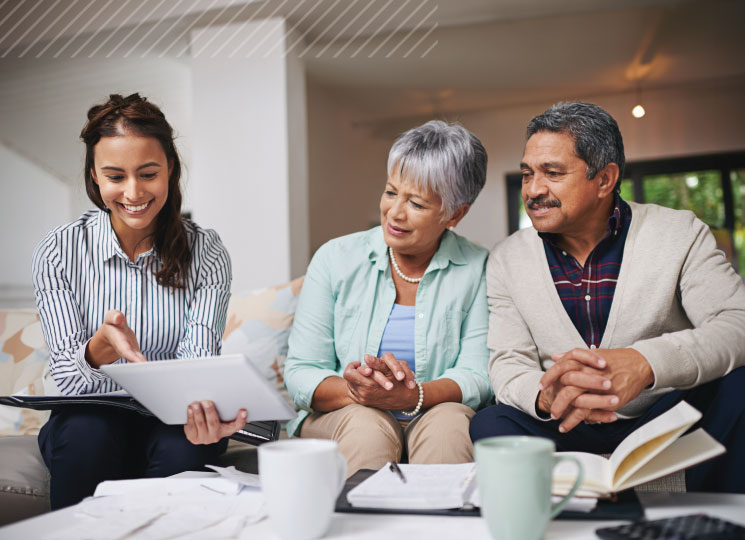 Couple planning for retirement